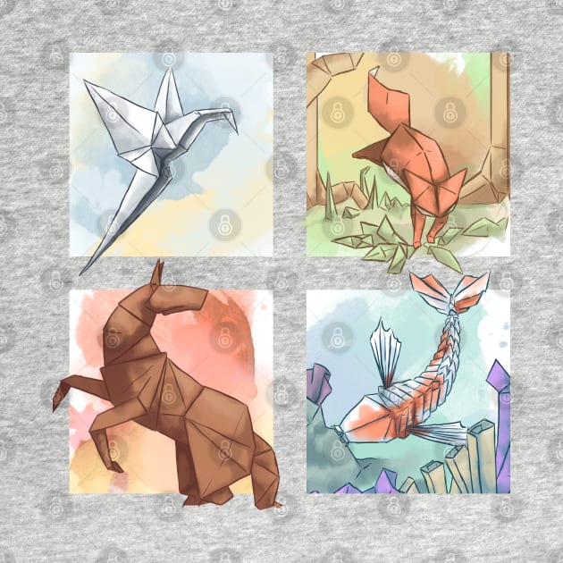 Origami Elements by AniaArtNL